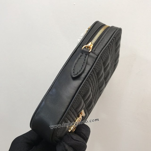Burberry專門店新款絎縫手機包 巴寶莉Lola蘿拉收納袋鏈條小挎包 yxb1079